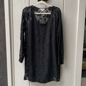 BB Dakota black floral dress